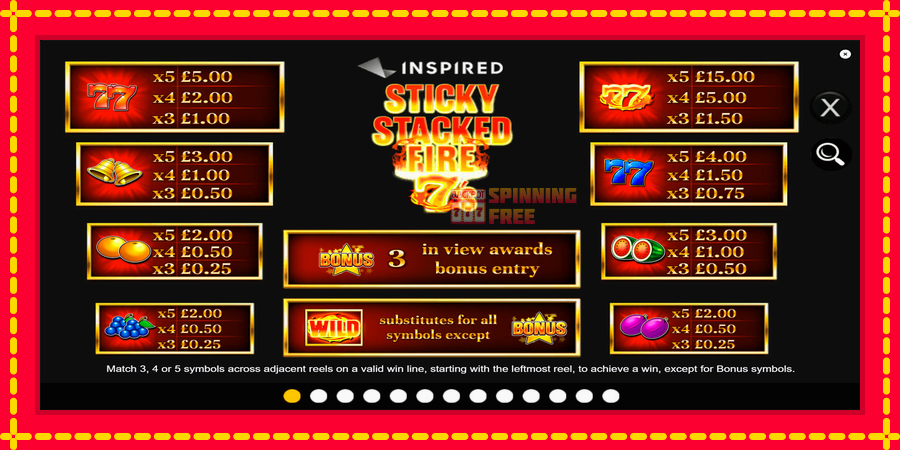 Sticky Stacked Fire 7s mesin slot dengan animasi cerah, gambar 6