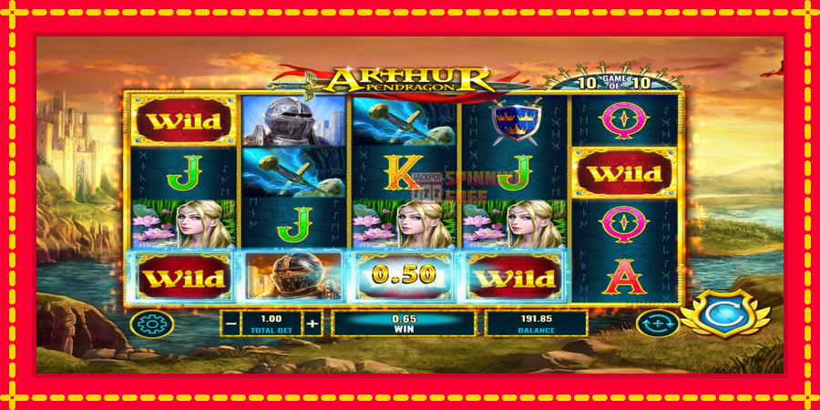 Arthur Pendragon mesin slot dengan animasi cerah, gambar 5