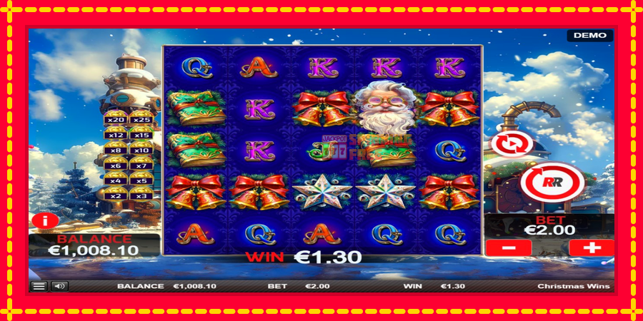 Christmas Wins mesin slot dengan animasi cerah, gambar 2