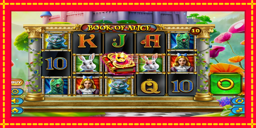 Book of Alice mesin slot dengan animasi cerah, gambar 1