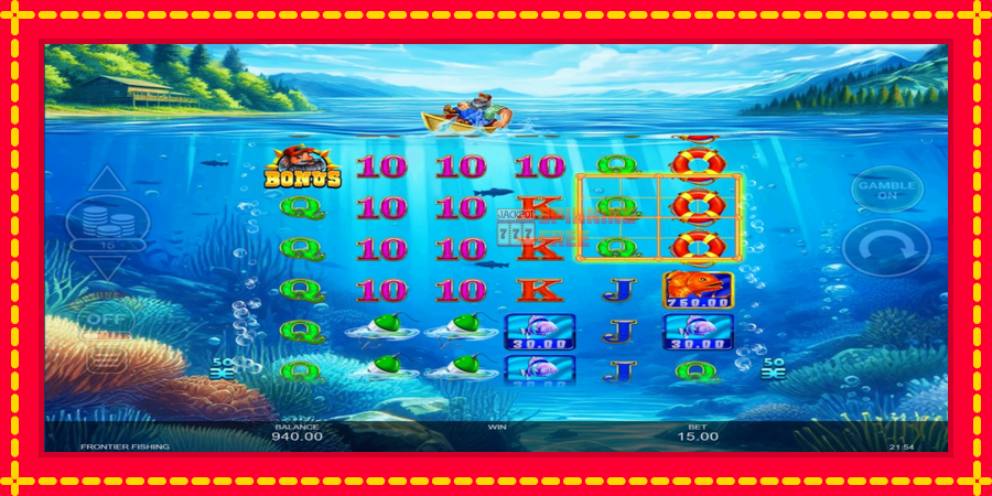 Frontier Fishing mesin slot dengan animasi cerah, gambar 3