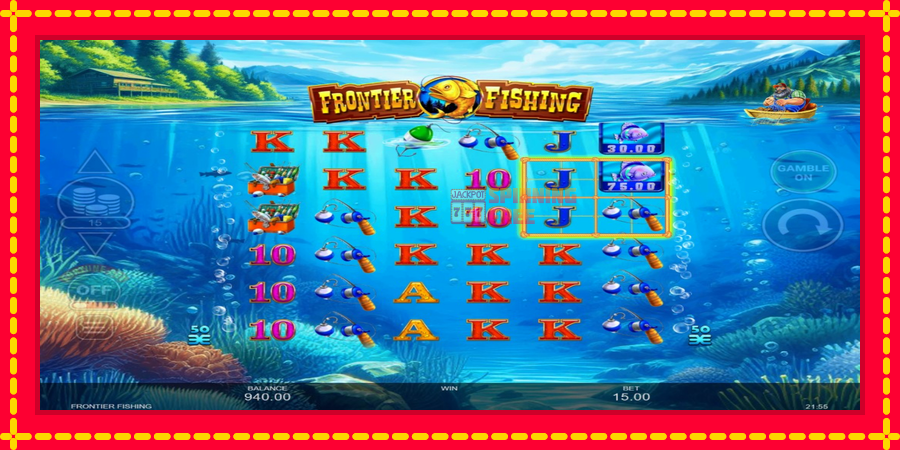 Frontier Fishing mesin slot dengan animasi cerah, gambar 4