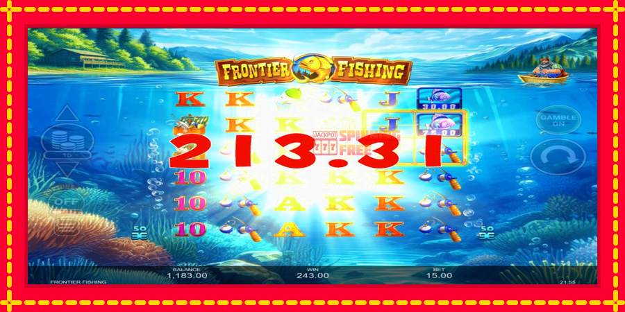 Frontier Fishing mesin slot dengan animasi cerah, gambar 6