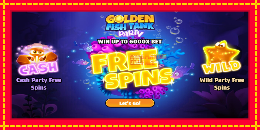 Golden Fish Tank Party mesin slot dengan animasi cerah, gambar 1