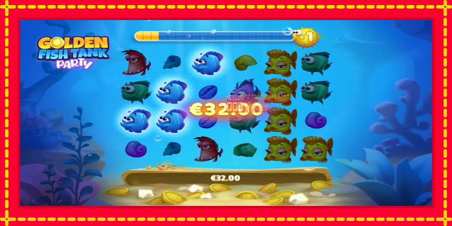 Golden Fish Tank Party mesin slot dengan animasi cerah, gambar 4