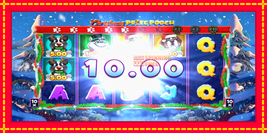 Christmas Prize Pooch mesin slot dengan animasi cerah, gambar 2