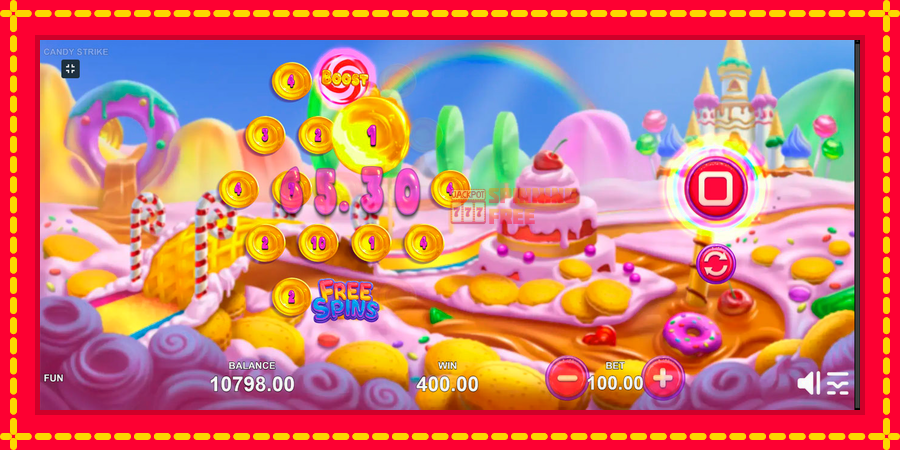 Candy Strike mesin slot dengan animasi cerah, gambar 3