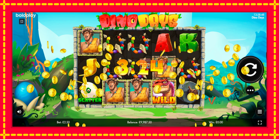 Dino Days mesin slot dengan animasi cerah, gambar 2