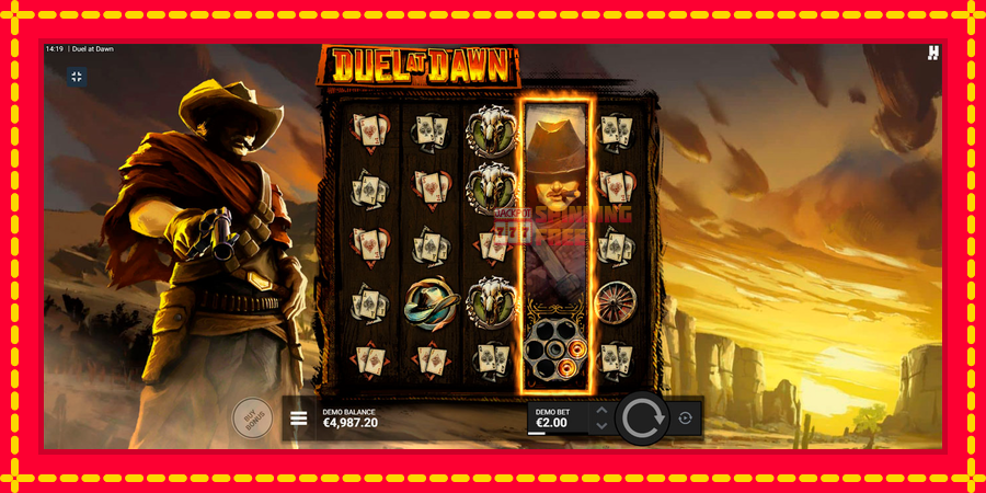 Duel at Dawn mesin slot dengan animasi cerah, gambar 4