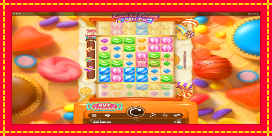 Candy Rush Wilds 2 mesin slot dengan animasi cerah, gambar 1