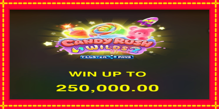 Candy Rush Wilds 2 mesin slot dengan animasi cerah, gambar 3