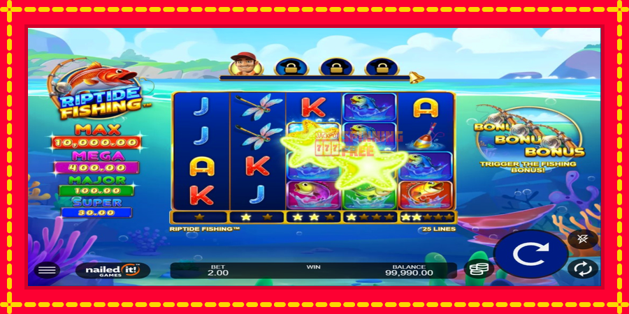 Riptide Fishing mesin slot dengan animasi cerah, gambar 3