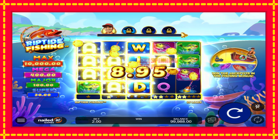 Riptide Fishing mesin slot dengan animasi cerah, gambar 4