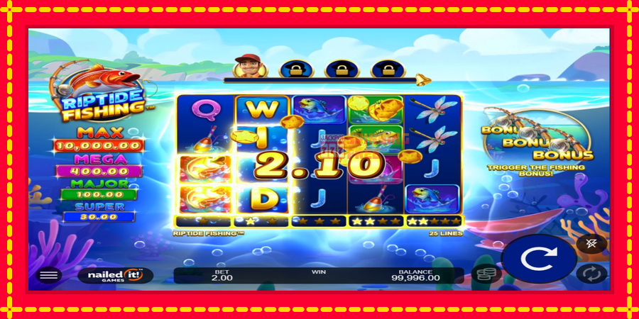 Riptide Fishing mesin slot dengan animasi cerah, gambar 5