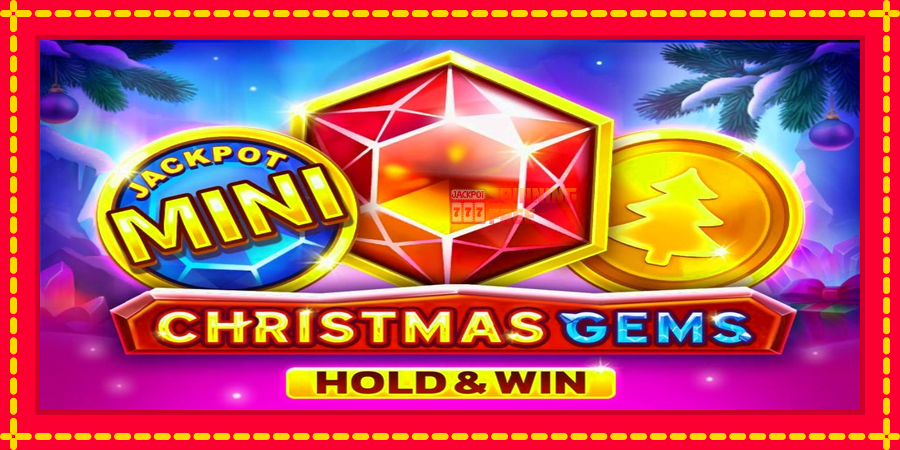 Christmas Gems Hold & Win mesin slot dengan animasi cerah, gambar 1