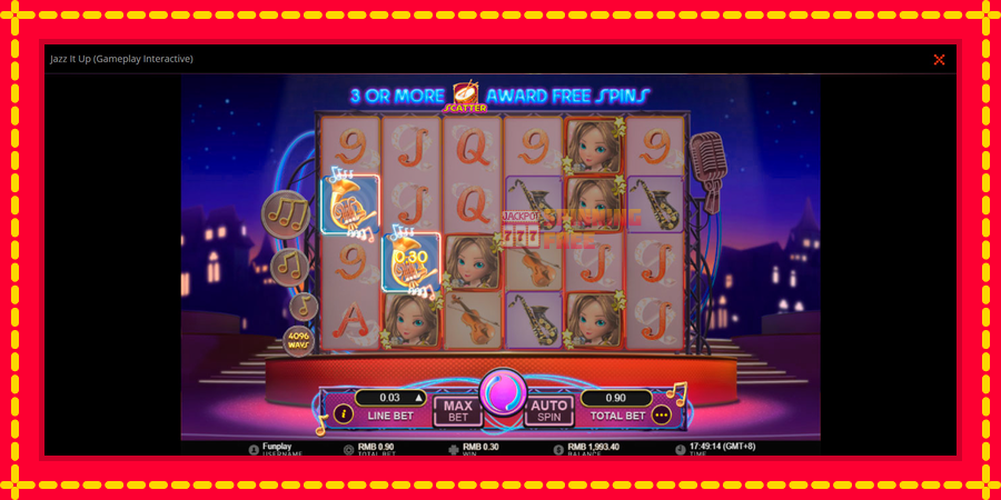 Jazz It Up mesin slot dengan animasi cerah, gambar 2