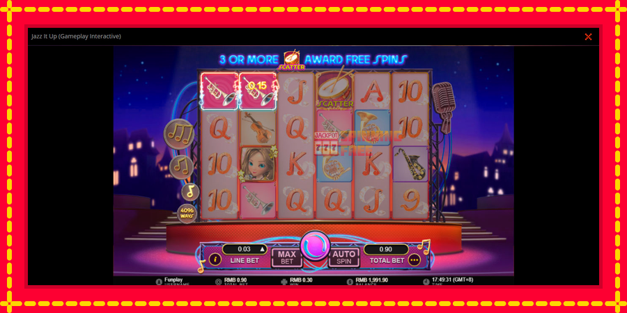 Jazz It Up mesin slot dengan animasi cerah, gambar 3