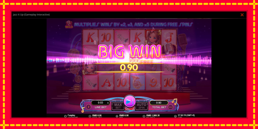 Jazz It Up mesin slot dengan animasi cerah, gambar 4