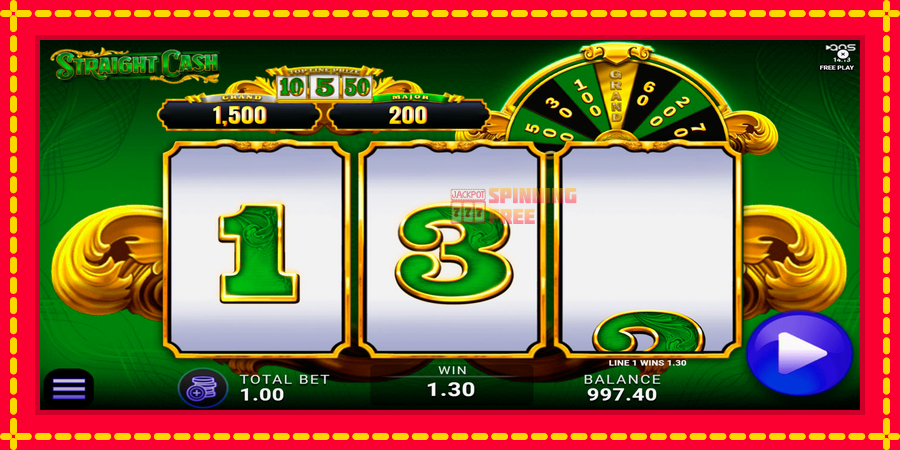 Straight Cash mesin slot dengan animasi cerah, gambar 4