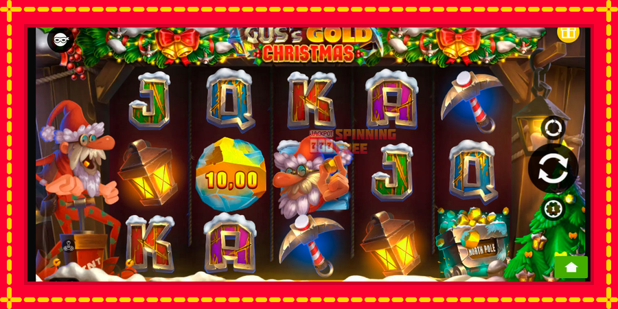 Guss Gold Christmas mesin slot dengan animasi cerah, gambar 1