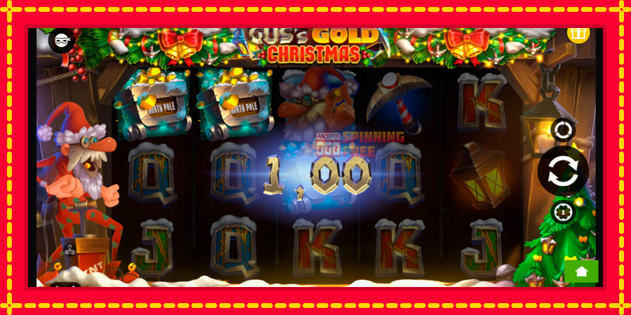 Guss Gold Christmas mesin slot dengan animasi cerah, gambar 2