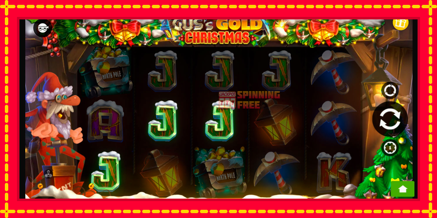 Guss Gold Christmas mesin slot dengan animasi cerah, gambar 4