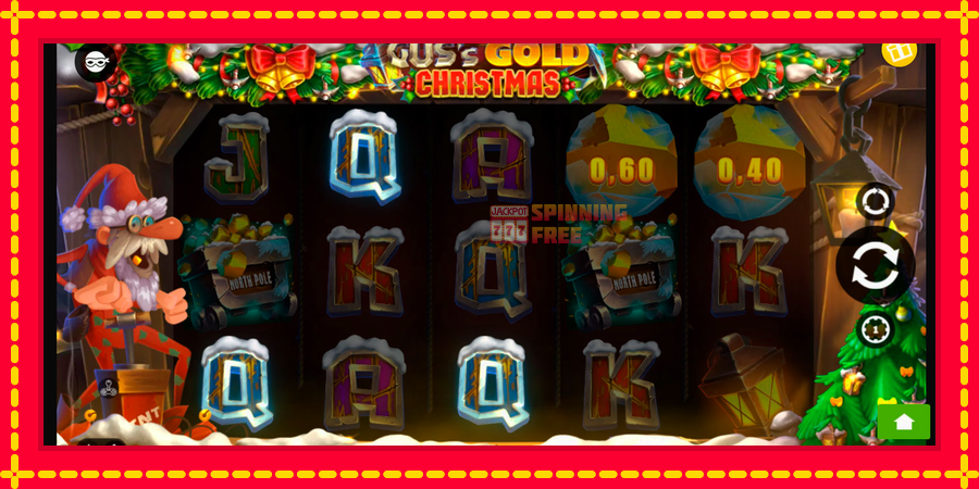 Guss Gold Christmas mesin slot dengan animasi cerah, gambar 5