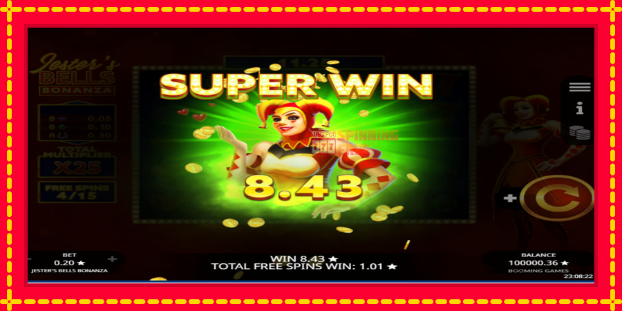 Jesters Bells Bonanza mesin slot dengan animasi cerah, gambar 5