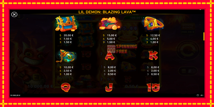 Lil Demon Blazing Lava mesin slot dengan animasi cerah, gambar 5