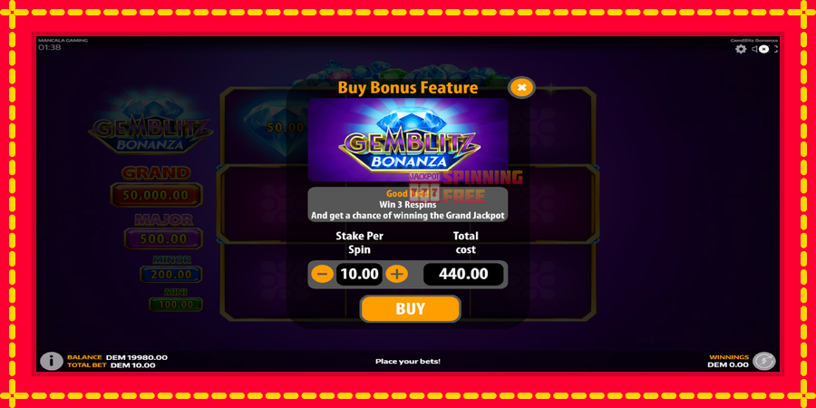 GemBlitz Bonanza mesin slot dengan animasi cerah, gambar 5