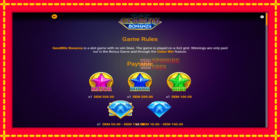 GemBlitz Bonanza mesin slot dengan animasi cerah, gambar 6