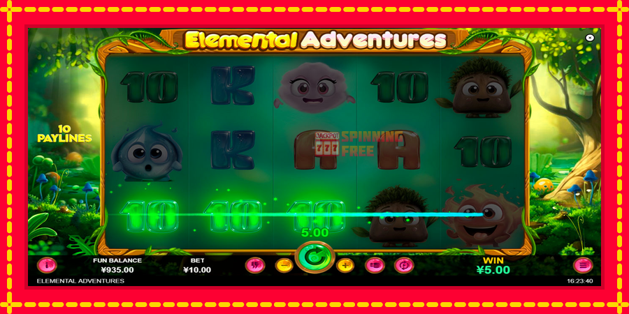 Elemental Adventures mesin slot dengan animasi cerah, gambar 3