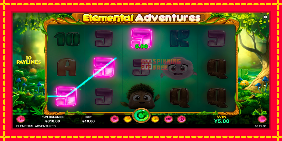 Elemental Adventures mesin slot dengan animasi cerah, gambar 5