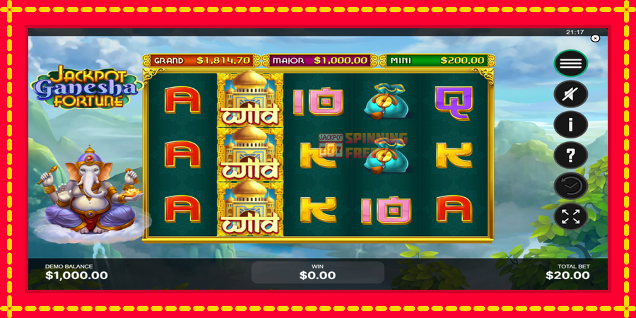 Jackpot Ganesha Fortune mesin slot dengan animasi cerah, gambar 2