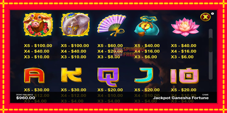 Jackpot Ganesha Fortune mesin slot dengan animasi cerah, gambar 6