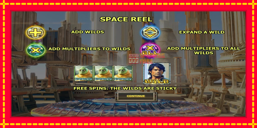 Space Wins mesin slot dengan animasi cerah, gambar 3