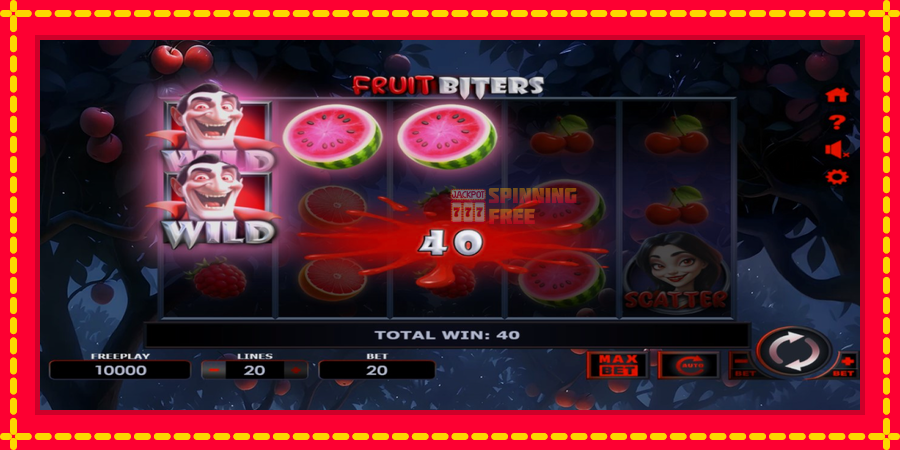 Fruit Biters mesin slot dengan animasi cerah, gambar 3