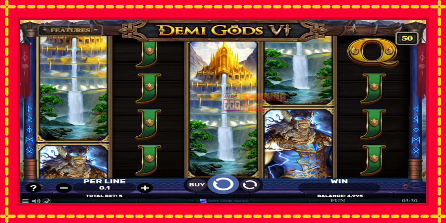 Demi Gods 6 mesin slot dengan animasi cerah, gambar 2