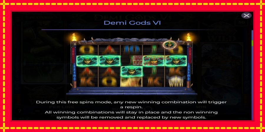 Demi Gods 6 mesin slot dengan animasi cerah, gambar 5