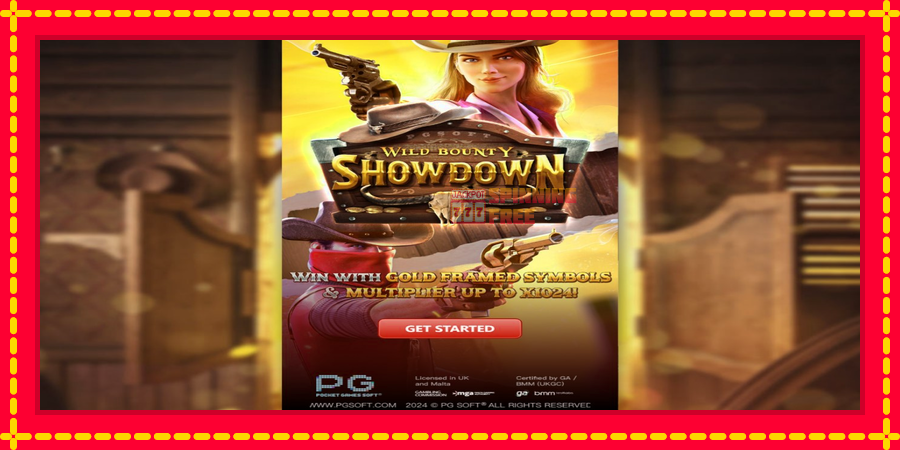 Wild Bounty Showdown mesin slot dengan animasi cerah, gambar 1