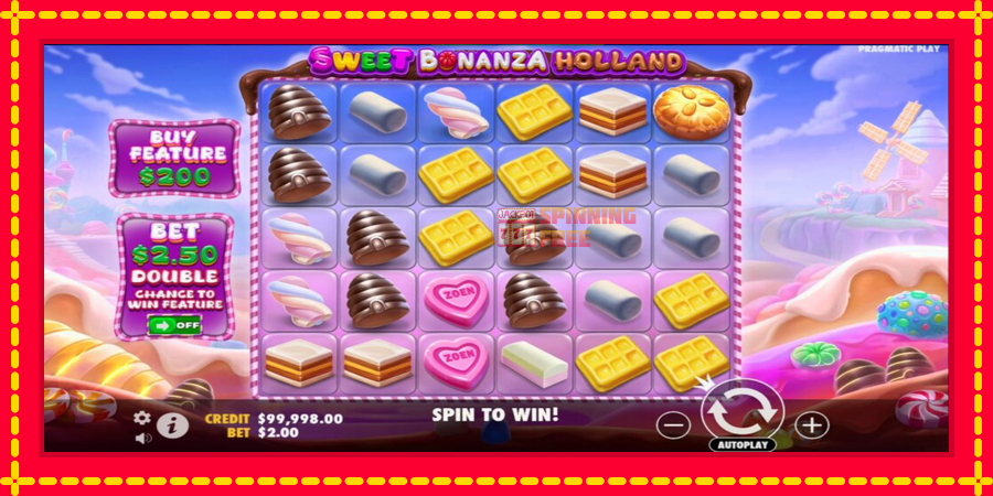 Sweet Bonanza Holland – Oranje Jackpot mesin slot dengan animasi cerah, gambar 1