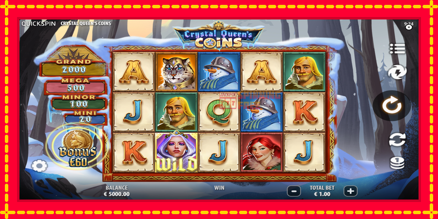 Crystal Queens Coins mesin slot dengan animasi cerah, gambar 2