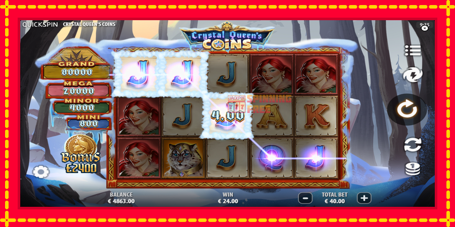 Crystal Queens Coins mesin slot dengan animasi cerah, gambar 4