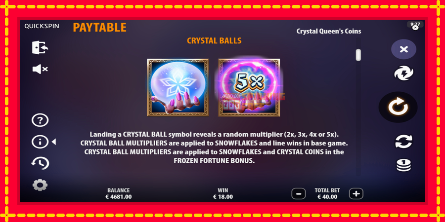 Crystal Queens Coins mesin slot dengan animasi cerah, gambar 6