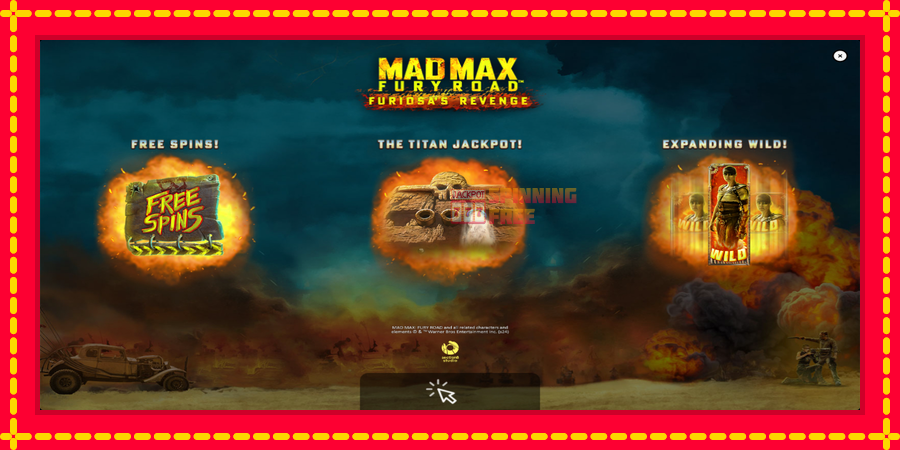 Mad Max: Fury Road - Furiosas Revenge mesin slot dengan animasi cerah, gambar 1