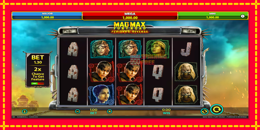 Mad Max: Fury Road - Furiosas Revenge mesin slot dengan animasi cerah, gambar 2