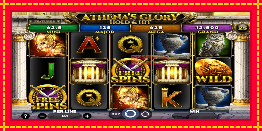 Athenas Glory Hold & Hit mesin slot dengan animasi cerah, gambar 1