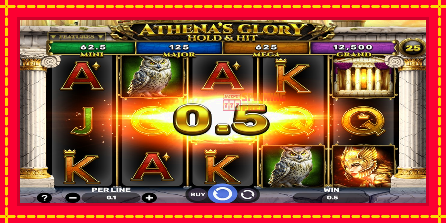 Athenas Glory Hold & Hit mesin slot dengan animasi cerah, gambar 2