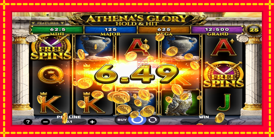 Athenas Glory Hold & Hit mesin slot dengan animasi cerah, gambar 3