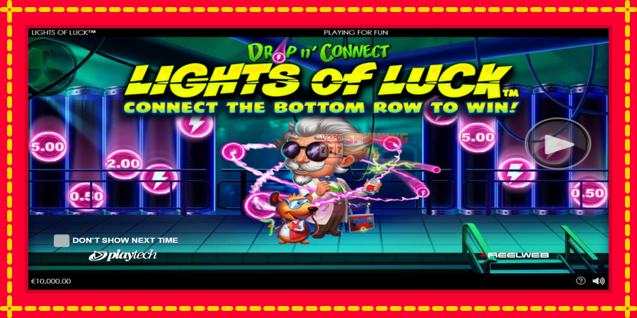 Lights of Luck mesin slot dengan animasi cerah, gambar 1